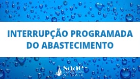 Possível falta d’água